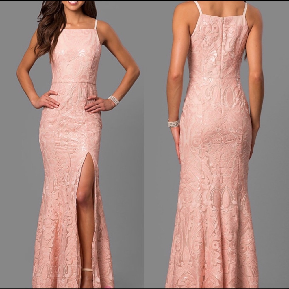 Pink Sequin Dress